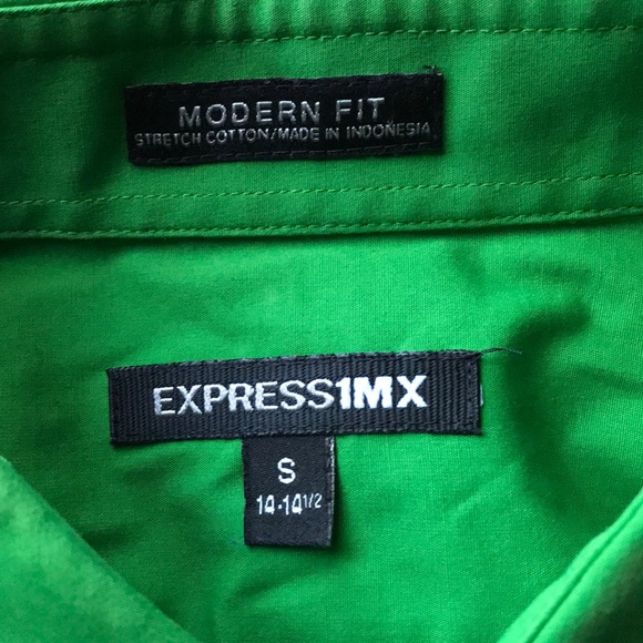 Modern Fit Green Dress Shirt - Picture 2 of 3